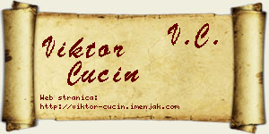 Viktor Cucin vizit kartica